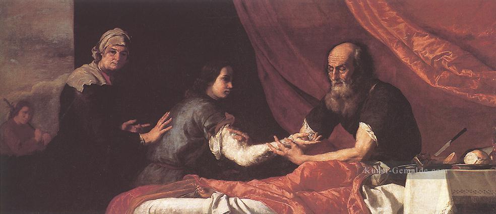 Jacob erhält Isaacs Segen Tenebrism Jusepe de Ribera Ölgemälde